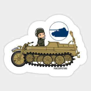 Panzer Picture Ketten T-Shirt Sticker